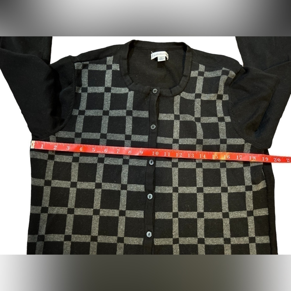 Croft & Barrow Geometric Cardigan Sweater XL - Picture 3 of 5